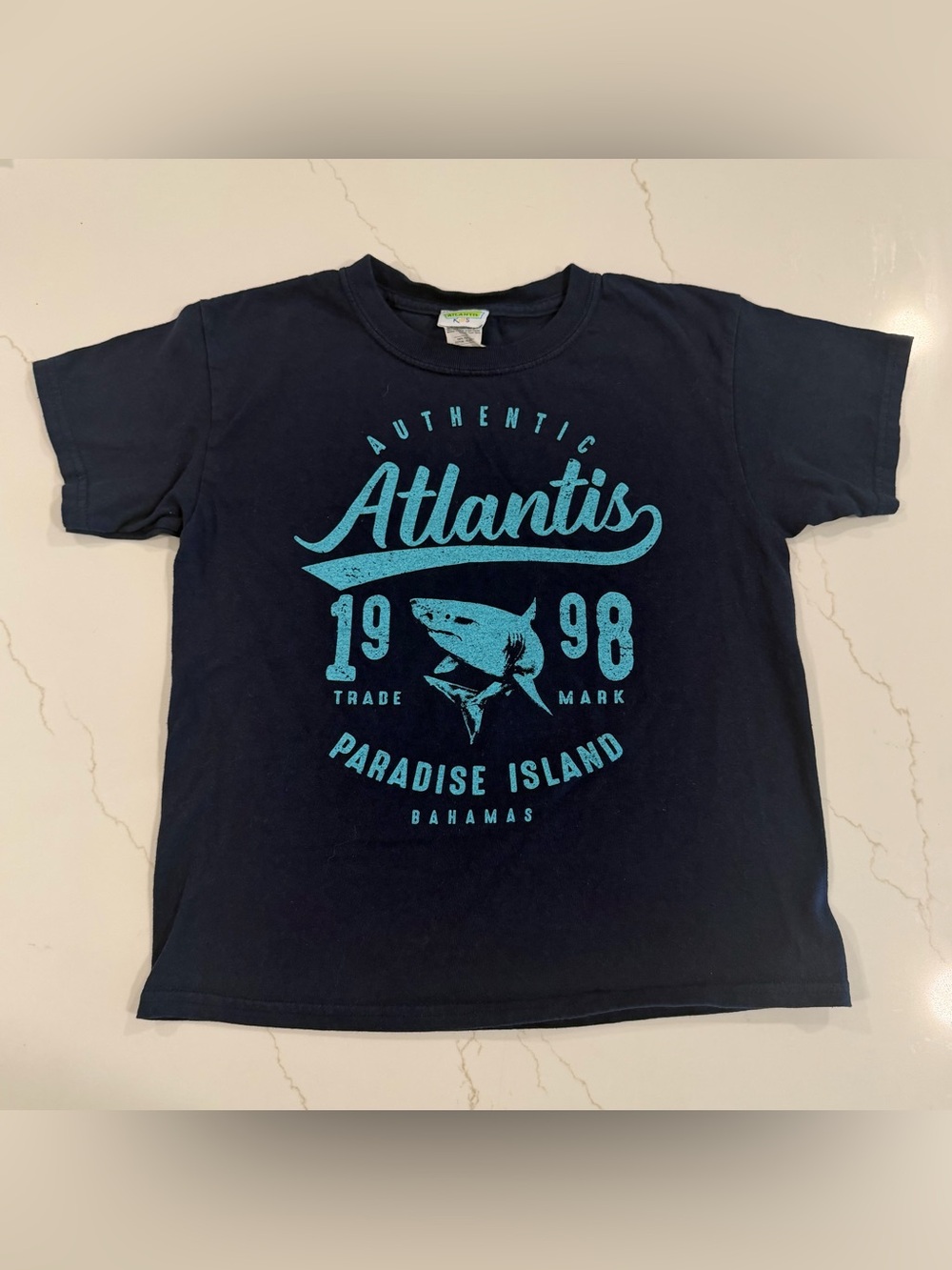 Atlantis Graphic Tee for‎ Kids - Navy Blue